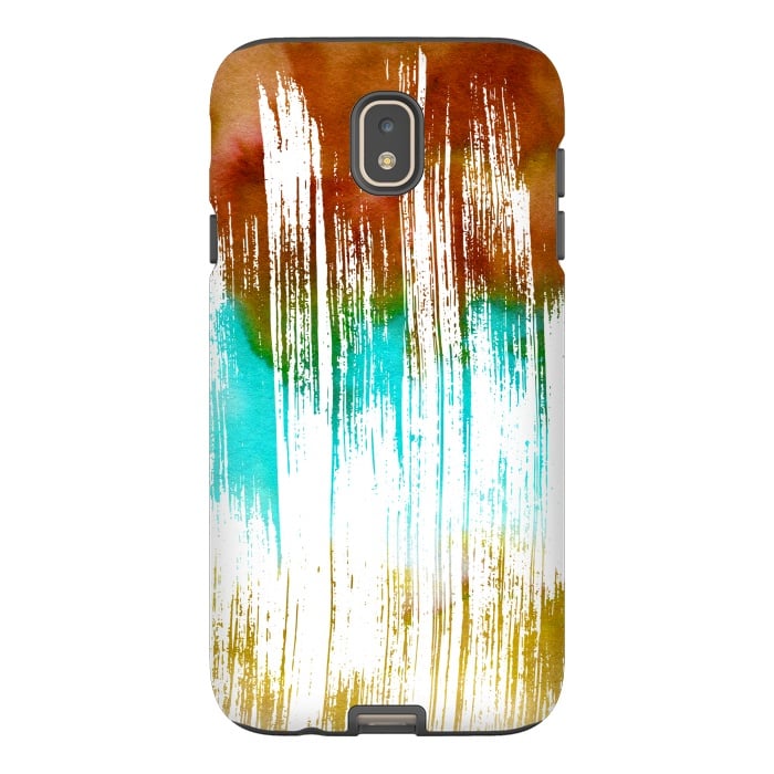 Galaxy J7 StrongFit Watercolor Scratches by Creativeaxle