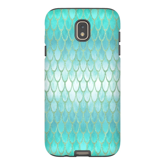 Galaxy J7 StrongFit Pretty Mermaid Scales 03 by Angelika Parker