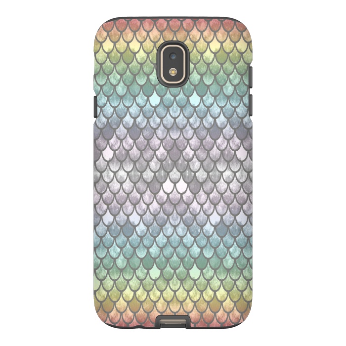 Galaxy J7 StrongFit Pretty Mermaid Scales 11 by Angelika Parker
