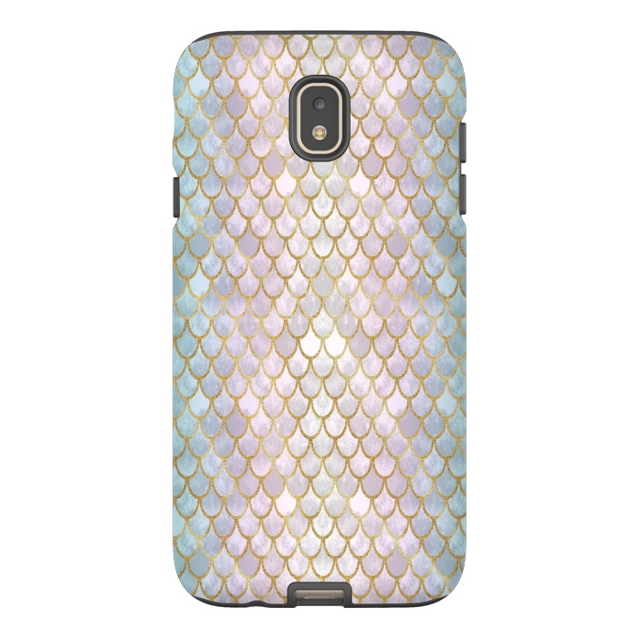Galaxy J7 StrongFit Pretty Mermaid Scales 22 by Angelika Parker