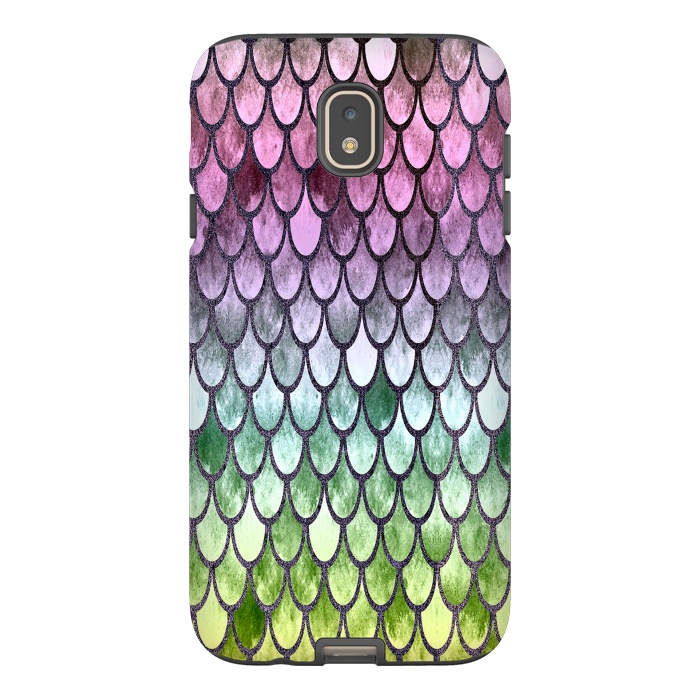 Galaxy J7 StrongFit Pretty Mermaid Scales 119 by Angelika Parker