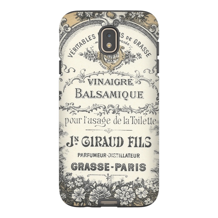 Galaxy J7 StrongFit Vintage French Typography by Andrea Haase