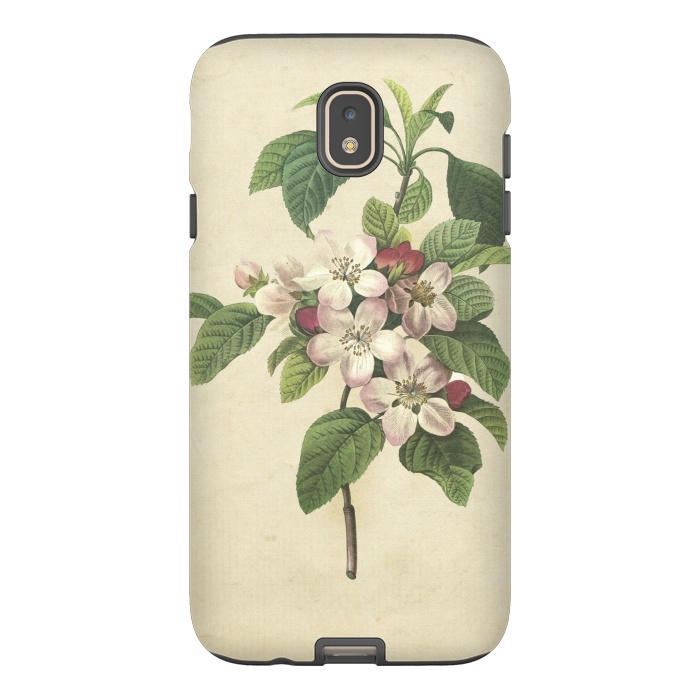 Galaxy J7 StrongFit Vintage Apple Blossom Painting by Andrea Haase