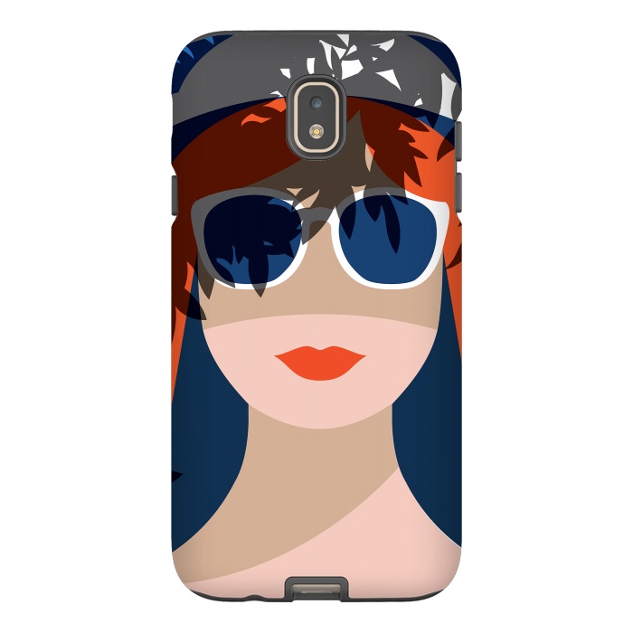 Galaxy J7 StrongFit Girl with Sunglasses by DaDo ART