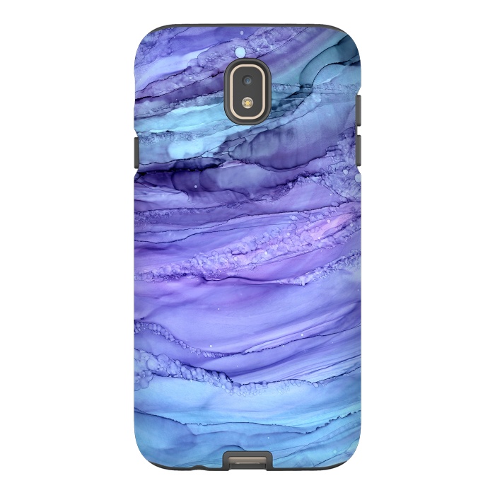 Galaxy J7 StrongFit Purple Mermaid Marble by Becky Starsmore