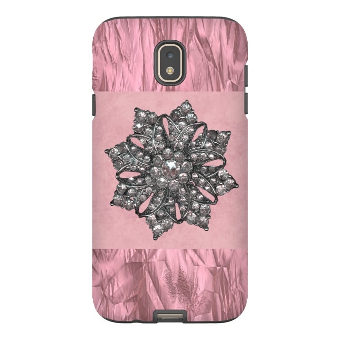 Galaxy J7 StrongFit Embellishment On Rose Gold 2 by Andrea Haase