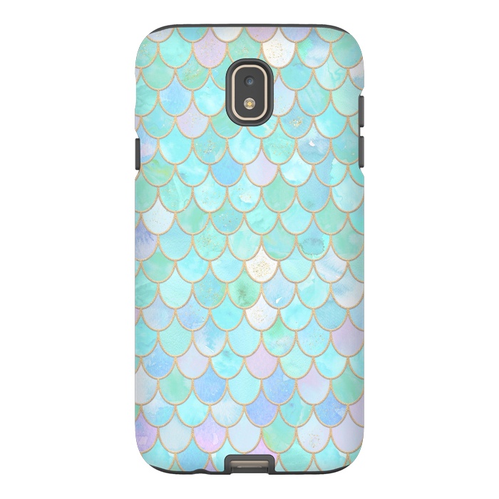 Galaxy J7 StrongFit Pastel Trendy Chic Mermaid Scales by  Utart