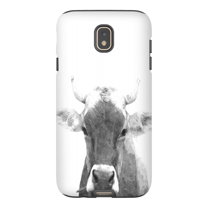 Galaxy J7 StrongFit Black and White Cow by Alemi