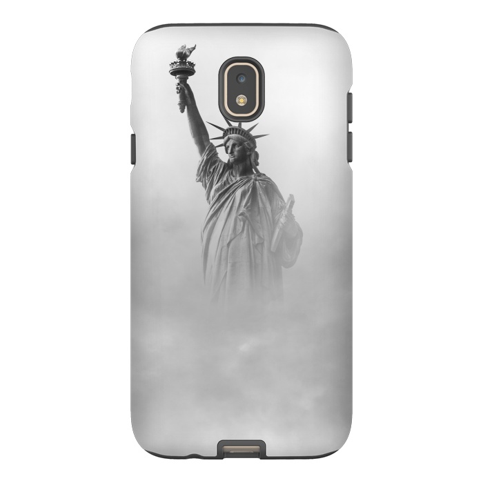 Galaxy J7 StrongFit Statue Of Liberty Black And White by Andrea Haase