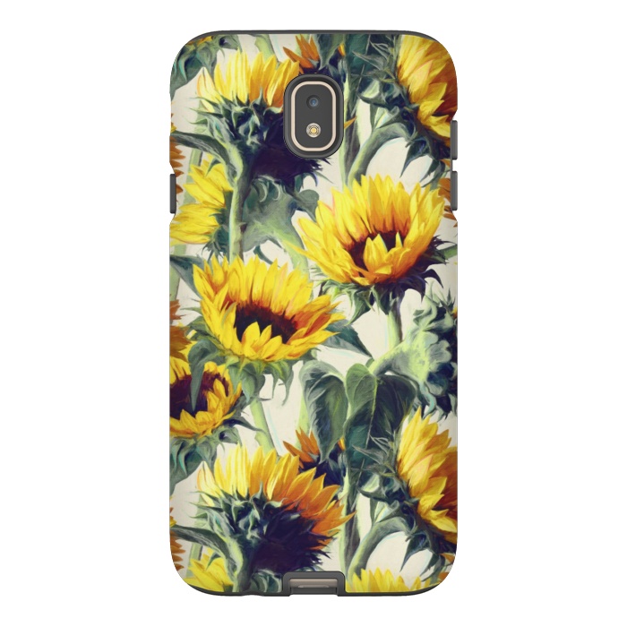 Galaxy J7 StrongFit Sunflowers Forever by Micklyn Le Feuvre