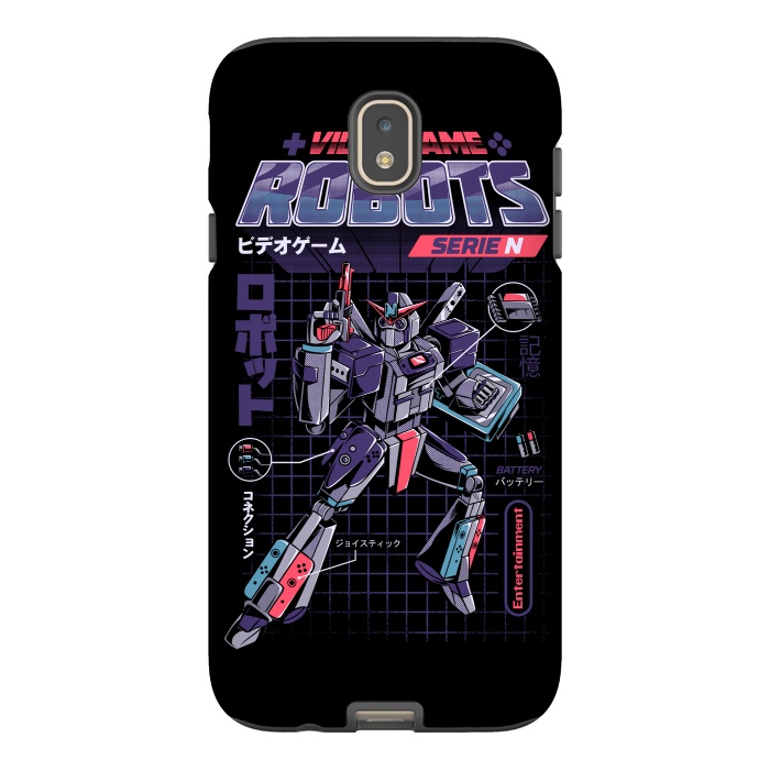 Galaxy J7 StrongFit Video Game Robot - Model N by Ilustrata