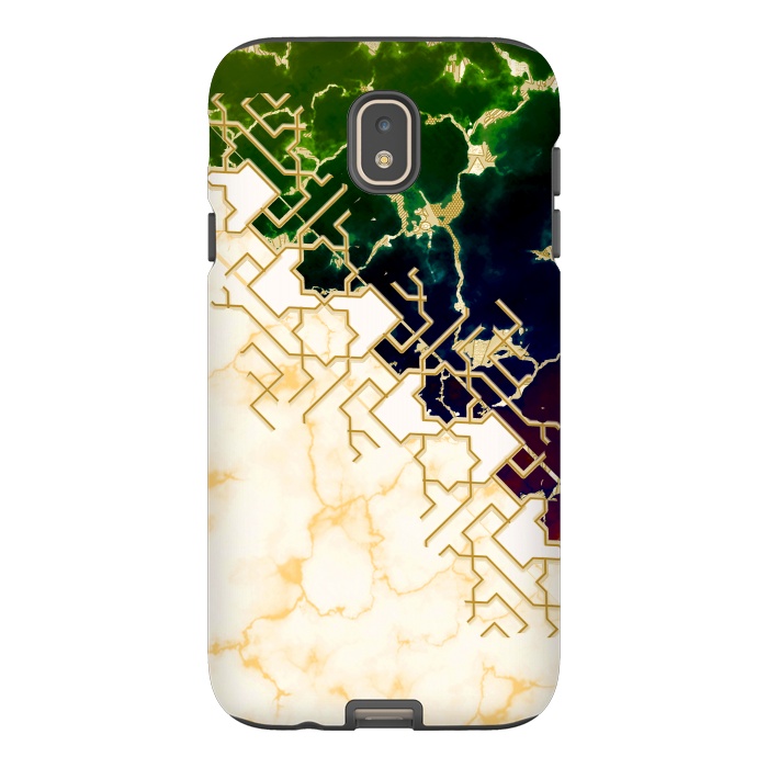 Galaxy J7 StrongFit Marble and ocean by Kashmira Baheti