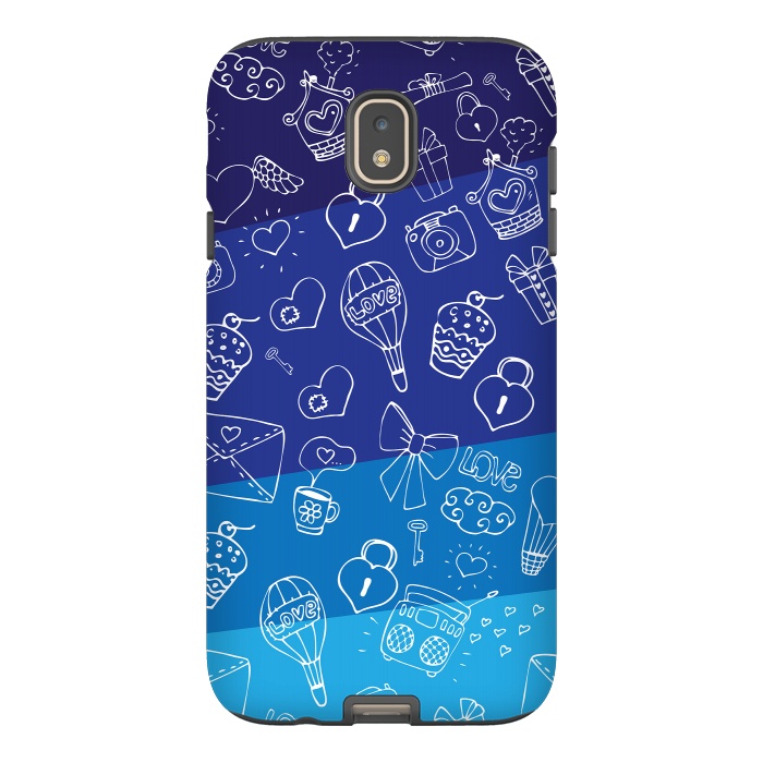 Galaxy J7 StrongFit Vertical Blue by Rossy Villarreal