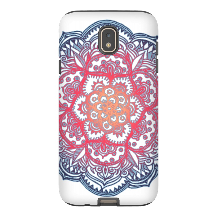 Galaxy J7 StrongFit Radiant Medallion Doodle by Micklyn Le Feuvre