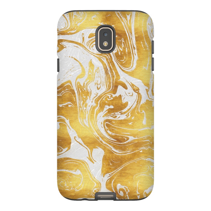 Galaxy J7 StrongFit White Dragon Marble by Art Design Works