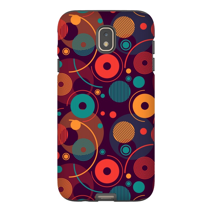 Galaxy J7 StrongFit colorful rounded shapes by TMSarts