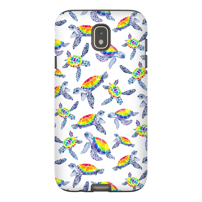 Galaxy J7 StrongFit Technicolour Turtles by gingerlique