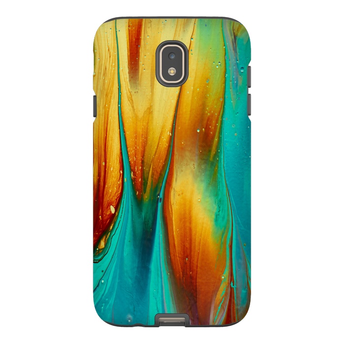 Galaxy J7 StrongFit Colorful Ink Marble by  Utart