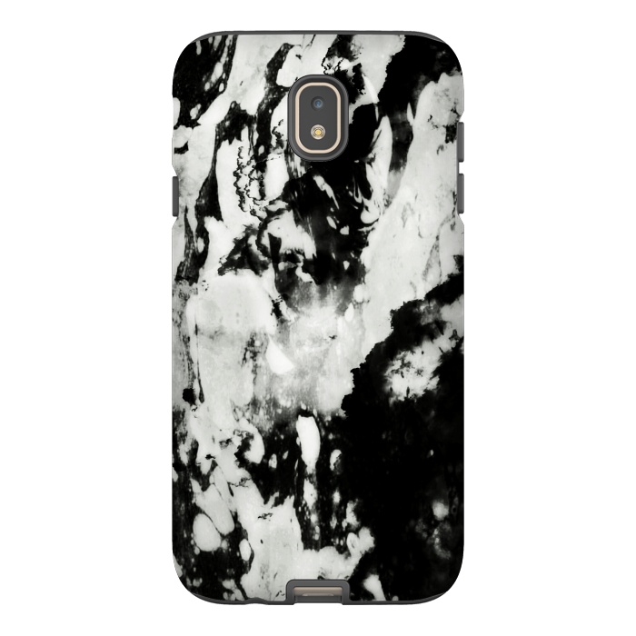 Galaxy J7 StrongFit White black marble by Jms