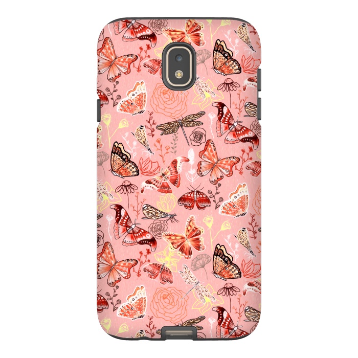 Galaxy J7 StrongFit Warm Butterflies, Dragonflies and Moths  by Tigatiga