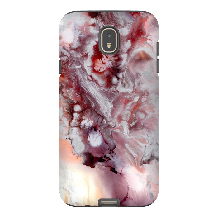 Galaxy J7 StrongFit Alcohol Ink Fire   by Tigatiga