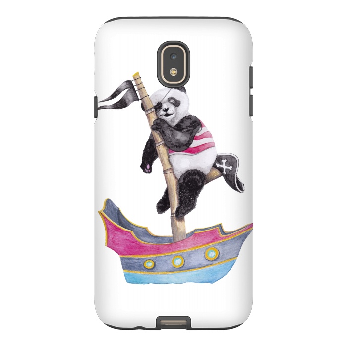 Galaxy J7 StrongFit Panda Pirate by gingerlique