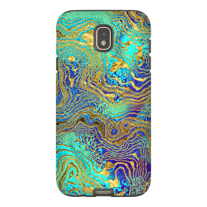 Galaxy J7 StrongFit Abstract Marble V by Art Design Works