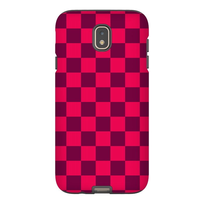 Galaxy J7 StrongFit Checkered Pattern IV by Art Design Works