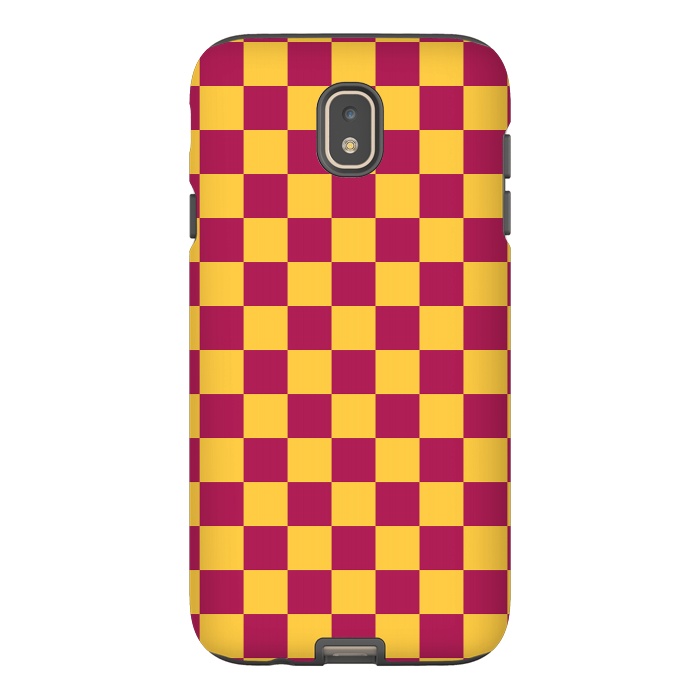 Galaxy J7 StrongFit Checkered Pattern VII by Art Design Works