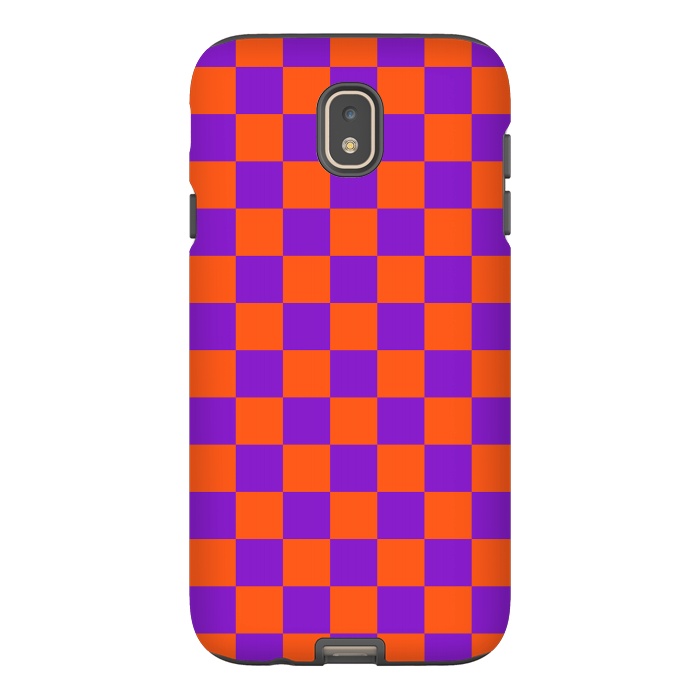 Galaxy J7 StrongFit Checkered Pattern VIII by Art Design Works
