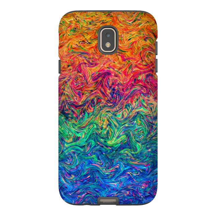 Galaxy J7 StrongFit Fluid Colors G249 by Medusa GraphicArt