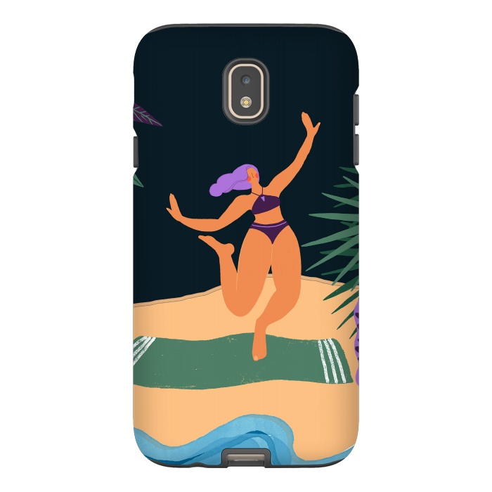 Galaxy J7 StrongFit Eve - Dancing Girl at Tropical Jungle Beach by  Utart