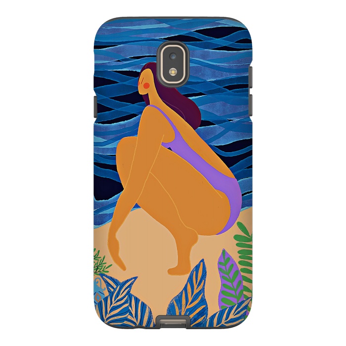 Galaxy J7 StrongFit Eve - Girl on Tropical Jungle Beach by  Utart