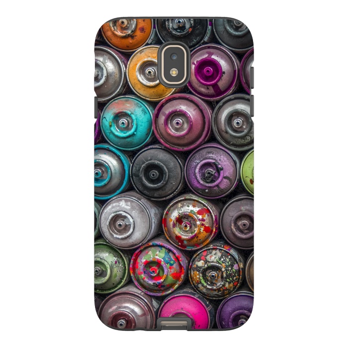 Galaxy J7 StrongFit Spray Paint Cans by Andrea Haase