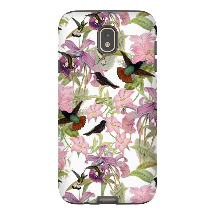 Galaxy J7 StrongFit Hummingbirds and Tropical Flowers by  Utart