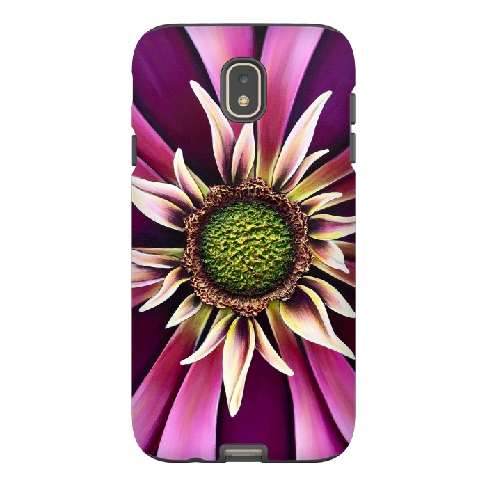 Galaxy J7 StrongFit Pink Burst by Denise Cassidy Wood