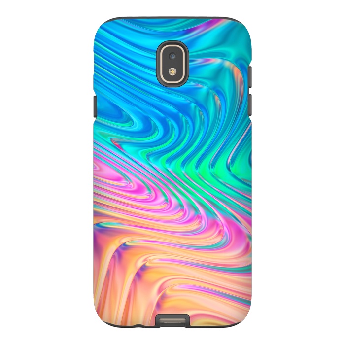 Galaxy J7 StrongFit Abstract Vivid Waves by Art Design Works