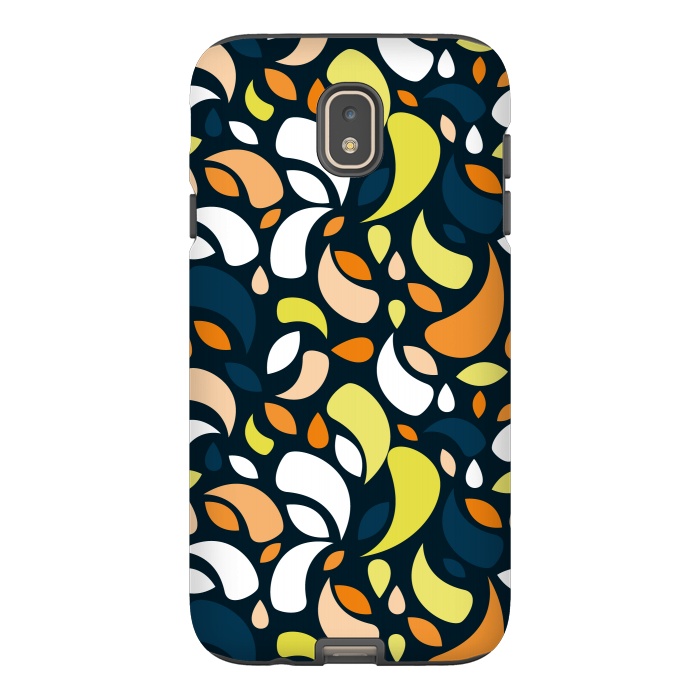 Galaxy J7 StrongFit multicolored leaf shapes by TMSarts