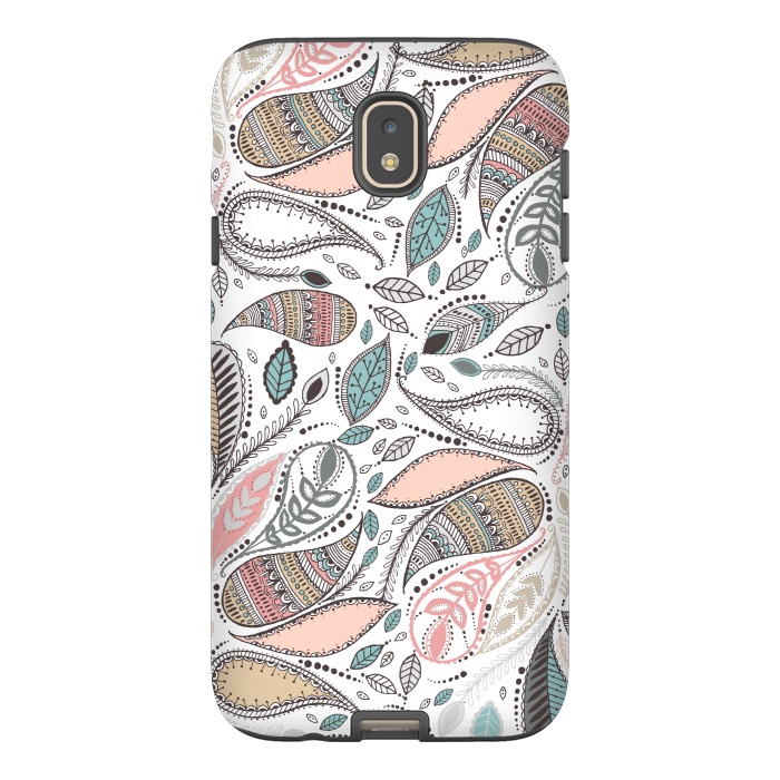 Galaxy J7 StrongFit Paisley  by Rose Halsey