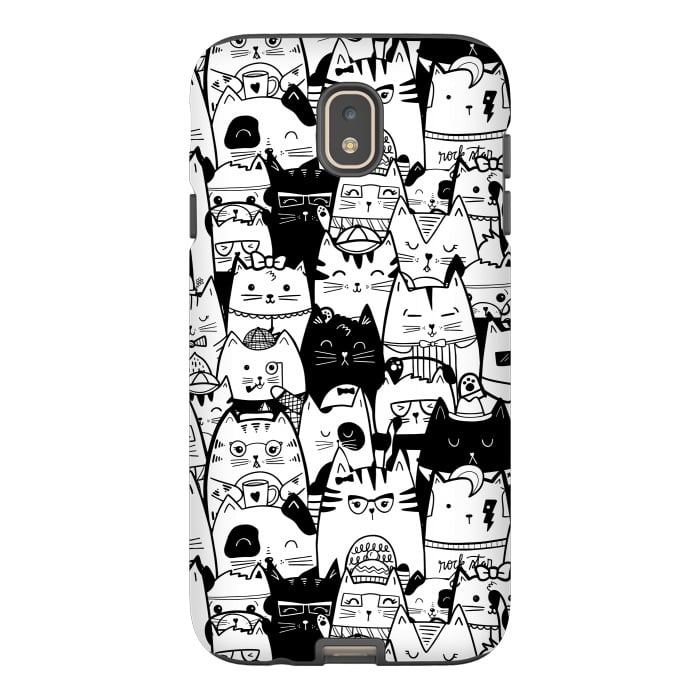 Galaxy J7 StrongFit Itty Bitty Kitty Committee by Noonday Design