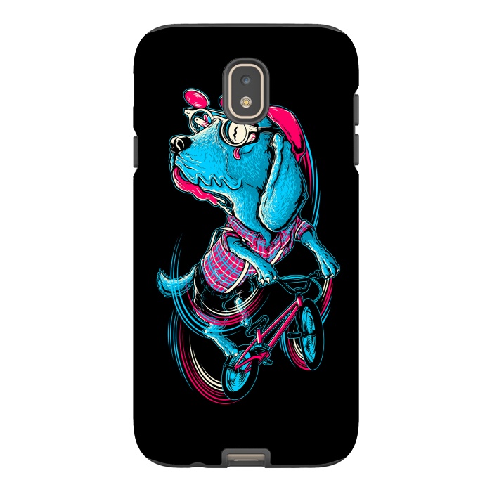 Galaxy J7 StrongFit Dog Biker by Afif Quilimo