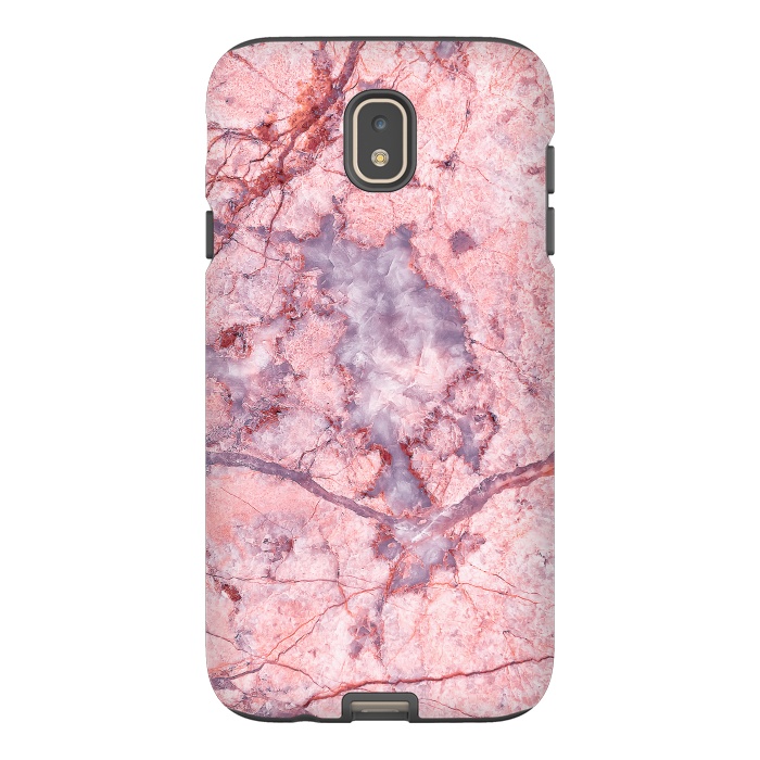 Galaxy J7 StrongFit Pink Marble by Art Design Works
