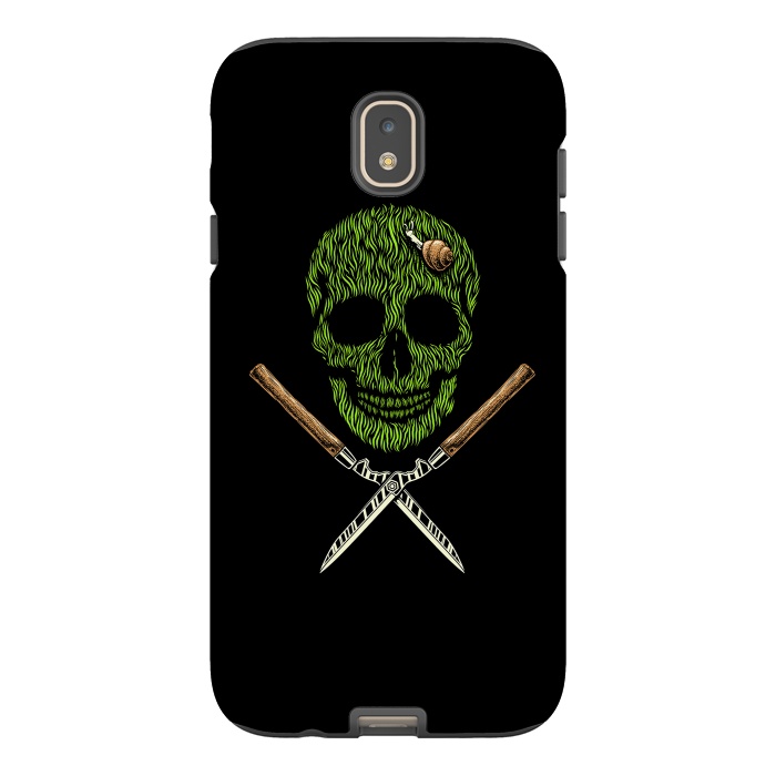 Galaxy J7 StrongFit Skull Grass by Afif Quilimo