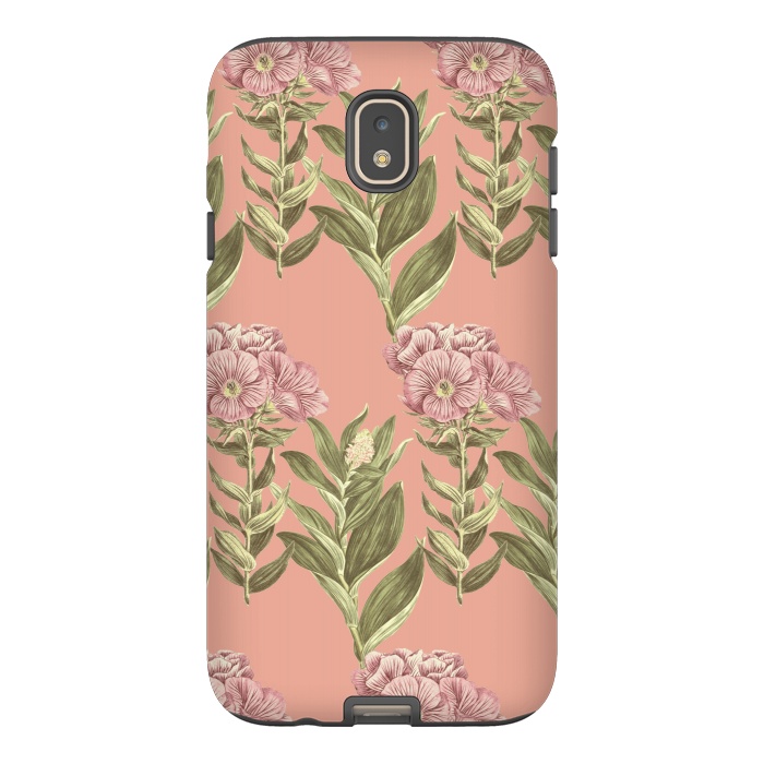 Galaxy J7 StrongFit Blush Pink Flowers by Zala Farah