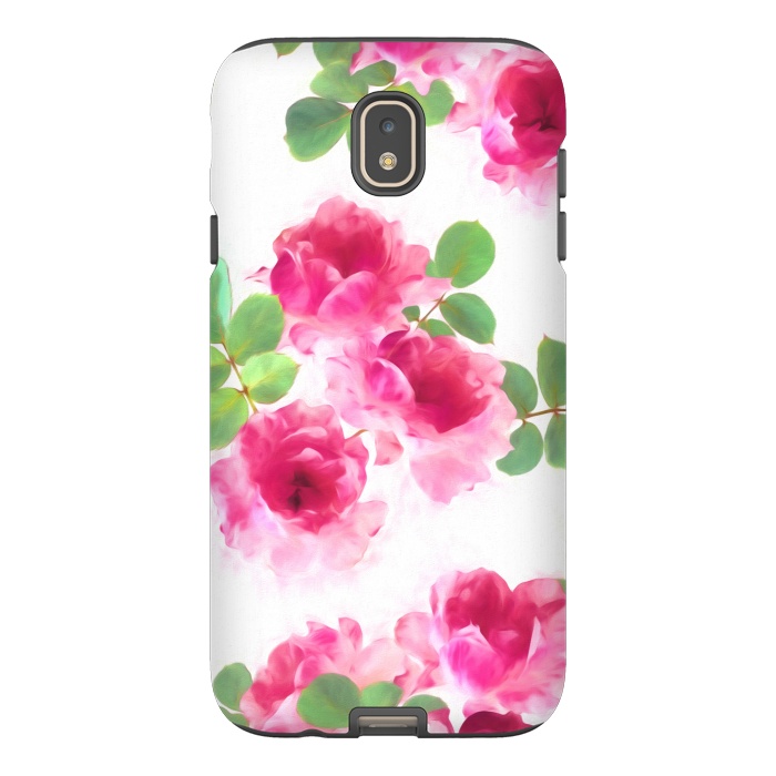 Galaxy J7 StrongFit Candy Roses by Micklyn Le Feuvre