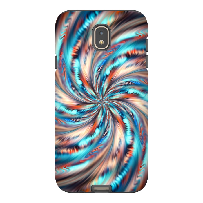 Galaxy J7 StrongFit Abstract Swirl by Art Design Works