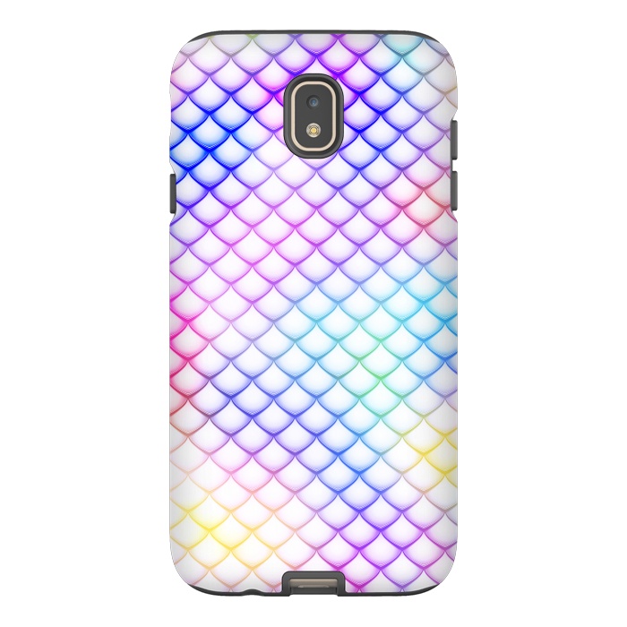 Galaxy J7 StrongFit Colorful Mermaid Scales by Art Design Works