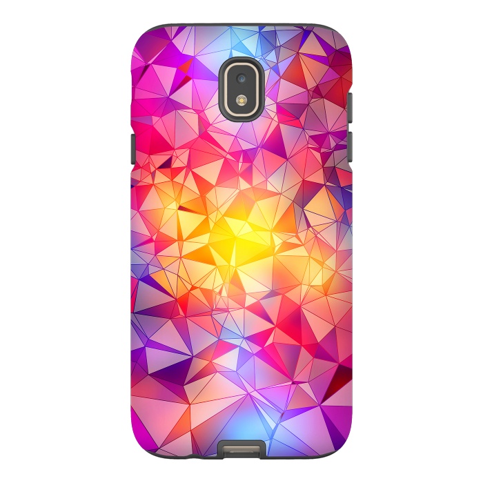 Galaxy J7 StrongFit Colorful Low Poly Design by Art Design Works