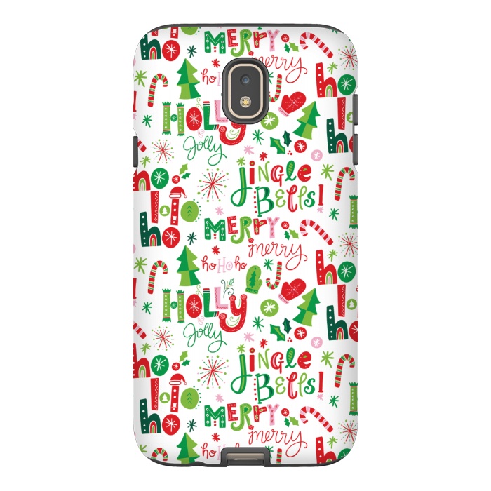 Galaxy J7 StrongFit Festive Christmas Lettering by Noonday Design