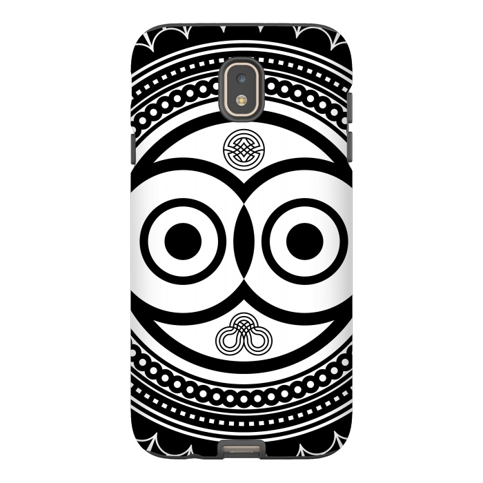 Galaxy J7 StrongFit zentangle with owl by TMSarts